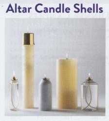  Altar Candle Shell Only - 2-5/8 x 16 